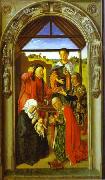 Dieric Bouts The Adoration of Magi. oil on canvas